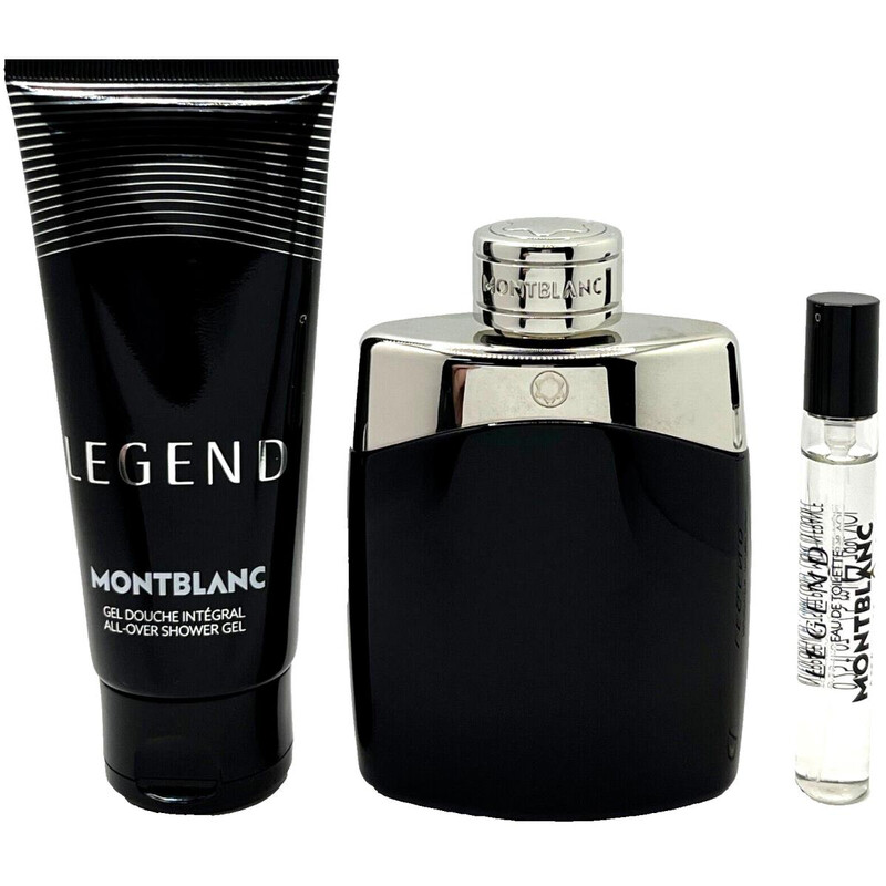 Montblanc Men's Legend 3pcs EDT Gift Set Fragrances 3386460139243 Montblanc Men's Legend 3pcs EDT Gift Set Fragrances 3386460139243