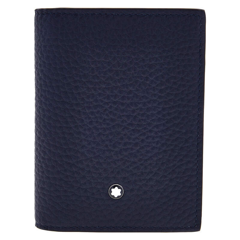Montblanc Midnight Blue Grain Leather Card Holder 220040