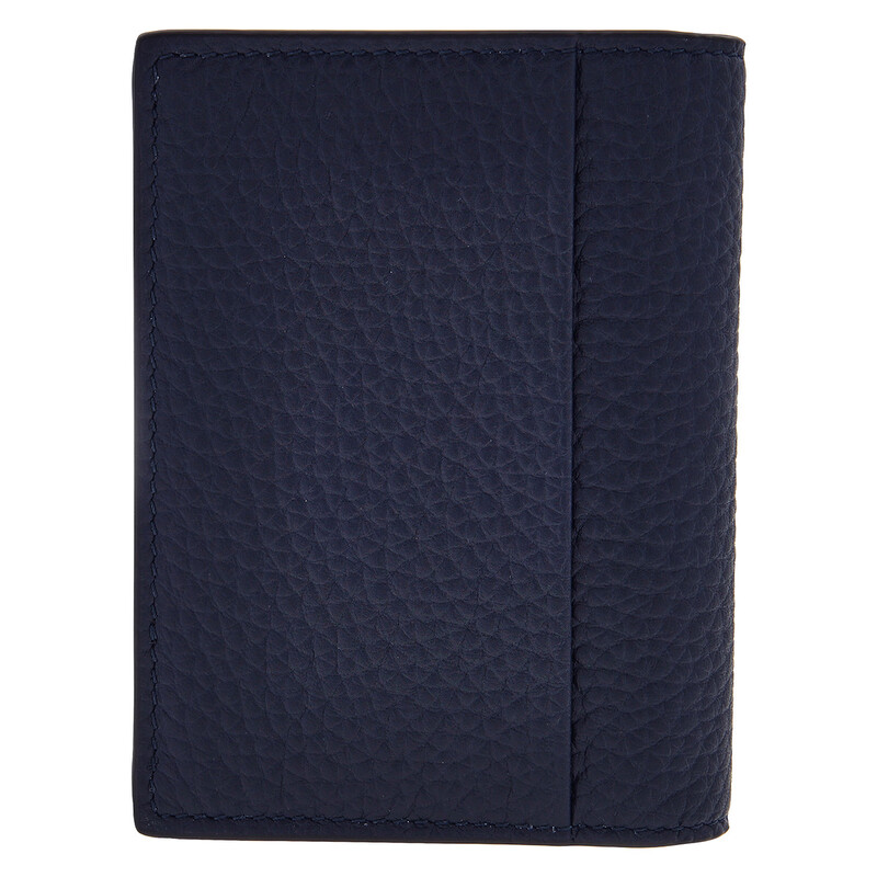Montblanc Midnight Blue Grain Leather Card Holder 220040