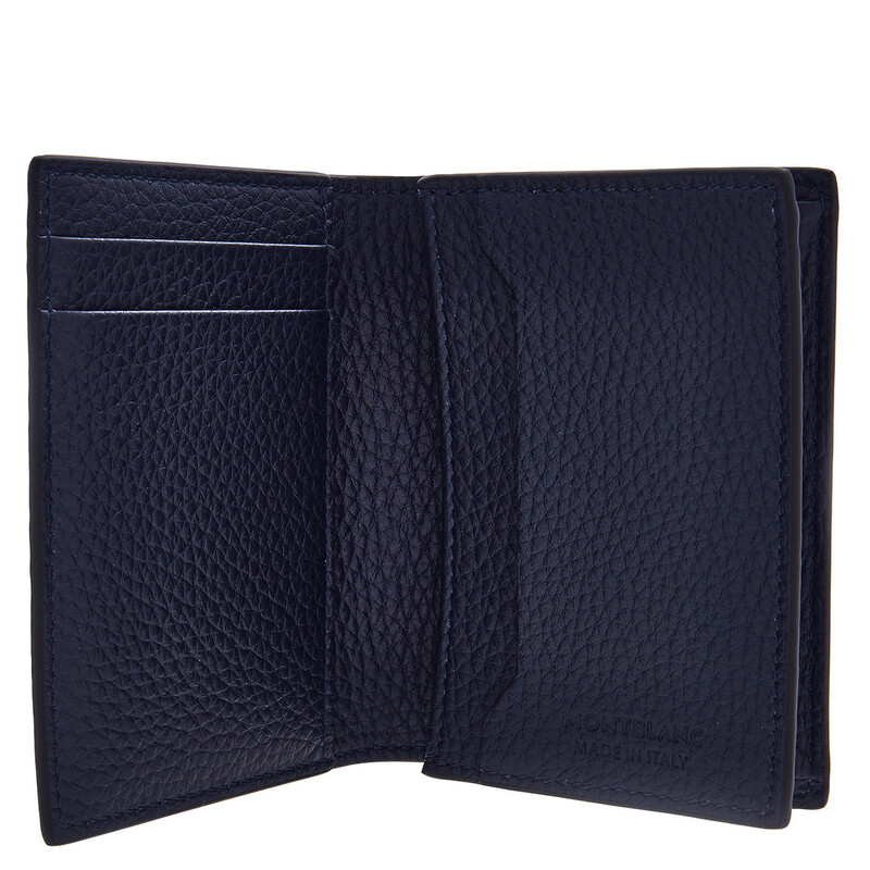 Montblanc Midnight Blue Grain Leather Card Holder 220040
