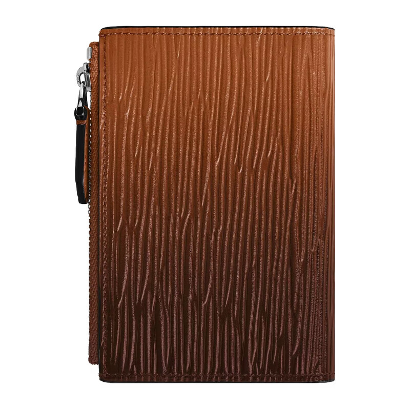Montblanc Mini Vertical Wallet 6cc in Corteccia Sfumato Leather