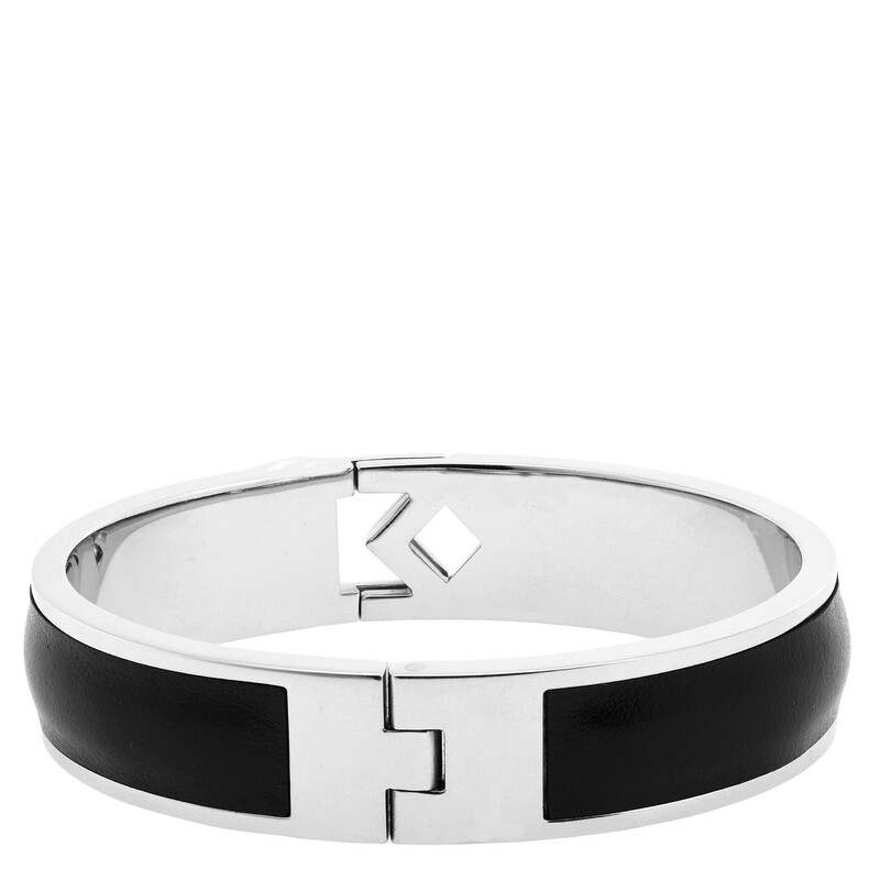 MONTBLANC M61026 メンズ ブレスレットM Logo Montblanc MontBlanc M Logo Bracelet -Black MB131000 4062037113555