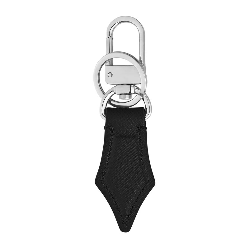Montblanc Nib Leather Key Holder 220357 4069153002862 - Jomashop
