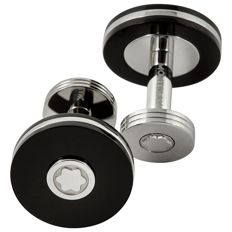 Montblanc Pix Round Cufflinks 116666 4017941847171 - Jewelry