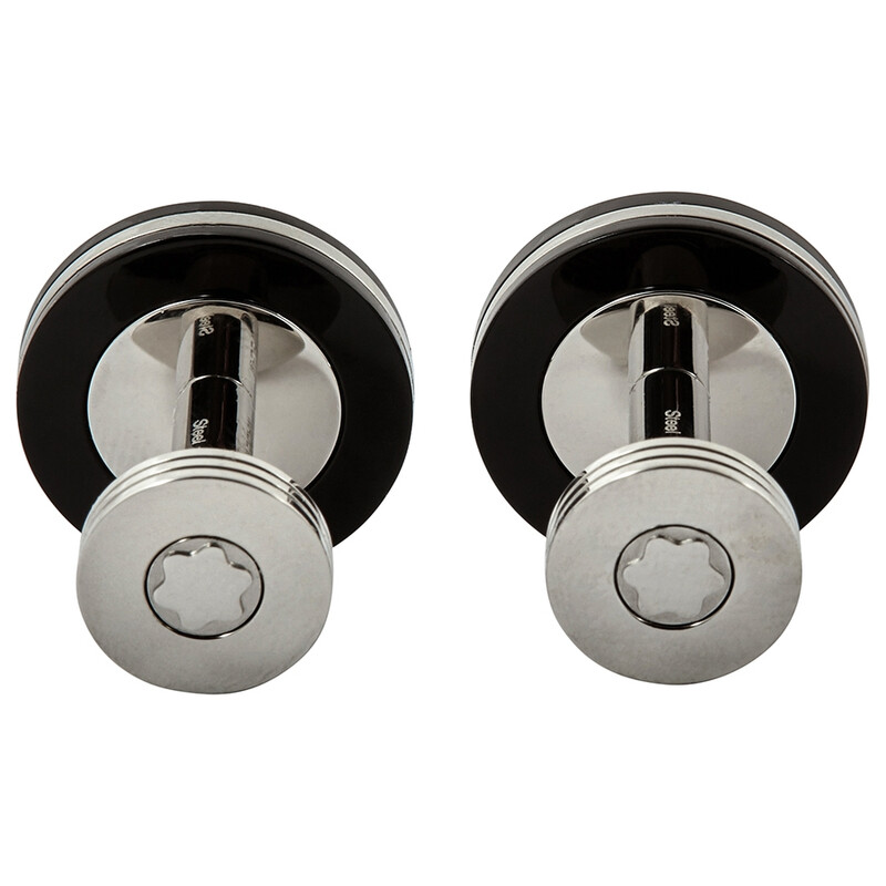MONT BLANC ラウンド型カフリンクス Montblanc Pix Round Cufflinks 116666 4017941847171 - Jewelry