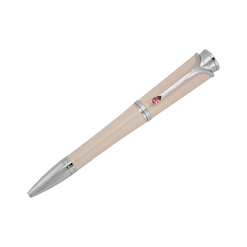 Montblanc Princess Grace de Monaco Ivory Pink Topaz Ballpoint Pen
