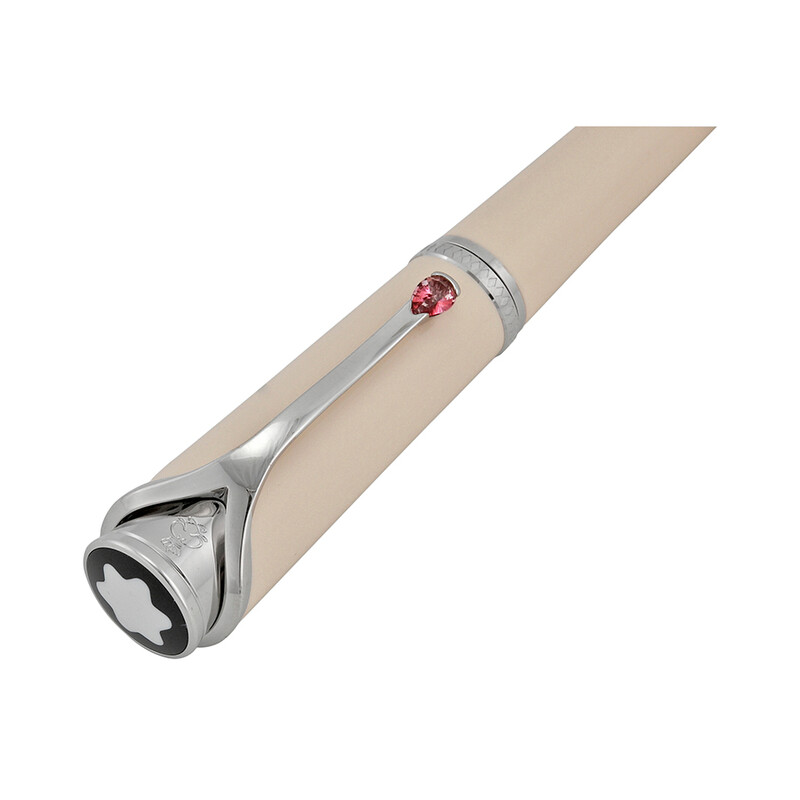 Montblanc Princess Grace de Monaco Ivory Pink Topaz Ballpoint Pen