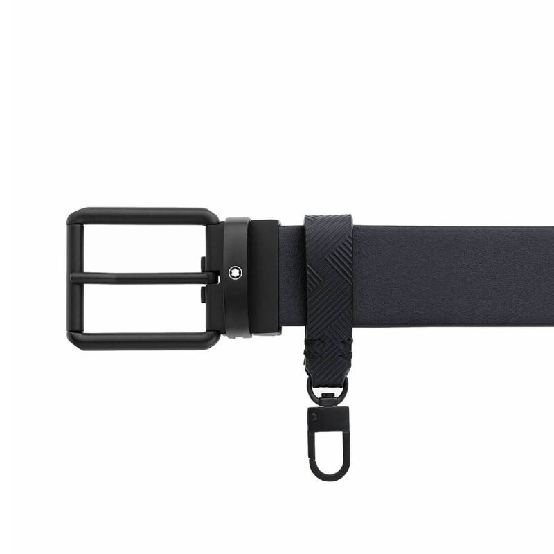 Montblanc Printed Reversible Leather Belt 131183 4062037111414