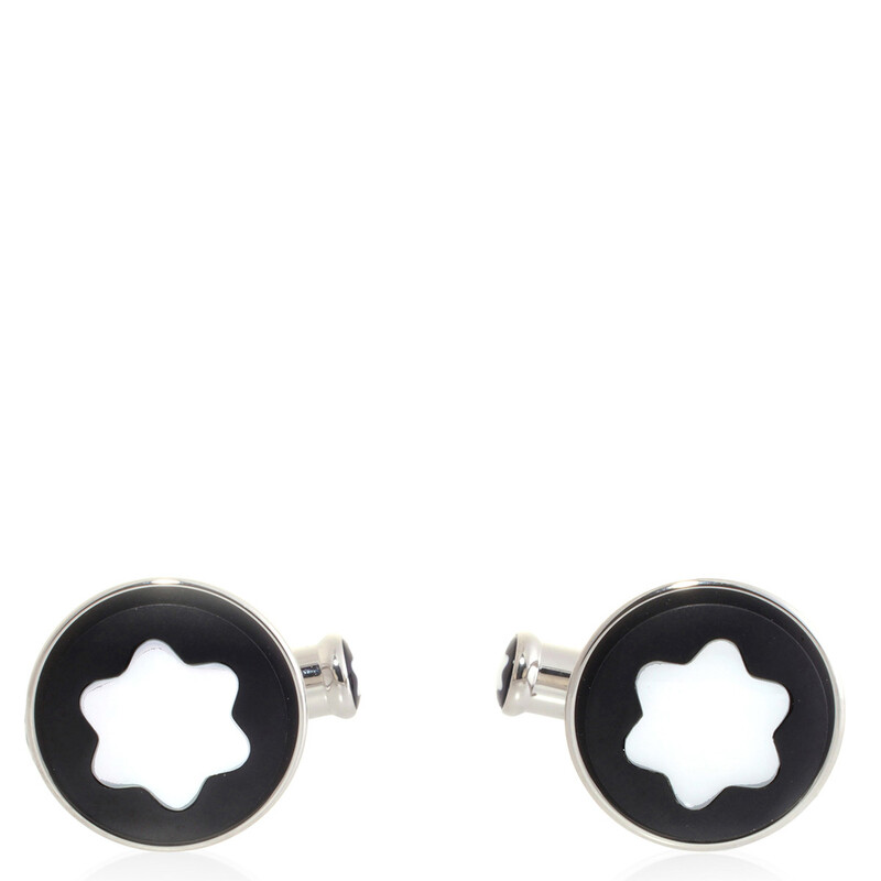 Montblanc Round Mother of Pearl Cufflinks 123810 4017941949905