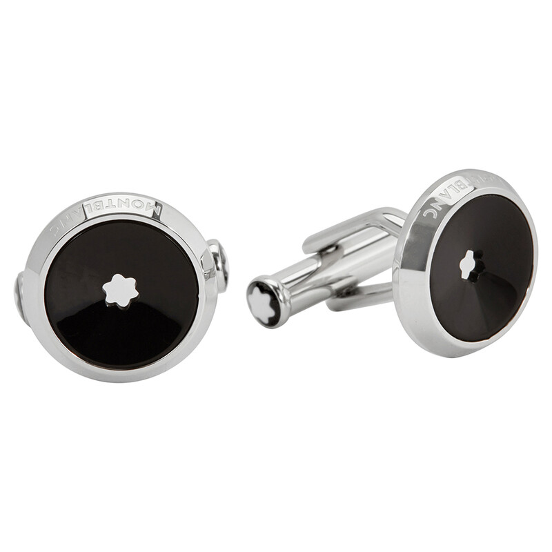 モンブラン カフス スター 118607 Montblanc Round Star Cufflinks 118607 4017941908964 - Jewelry