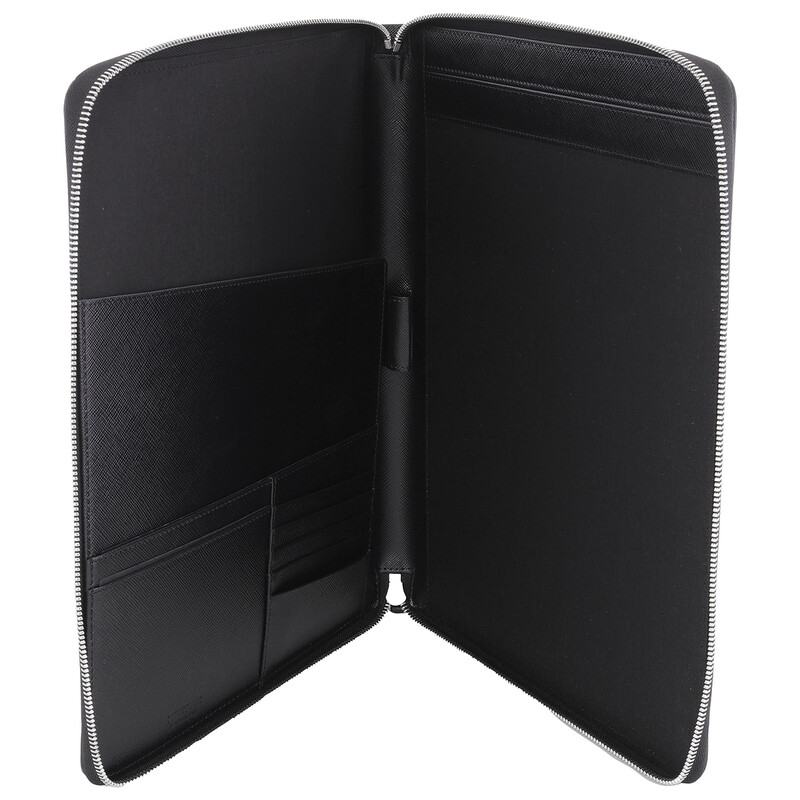 Montblanc Sartorial Black Leather Notepad Holder 128520