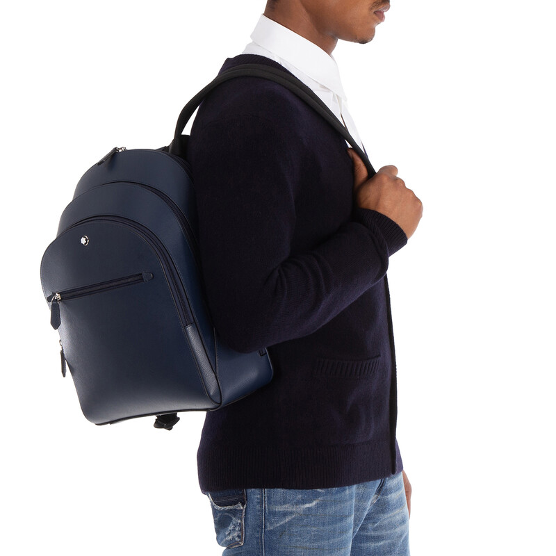 Montblanc Sartorial Ink Blue Medium Backpack 131716 4062037123646