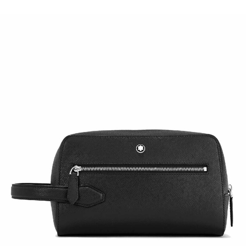 Montblanc Sartorial Leather Wash Bag 131719 4062037123677 - Jomashop