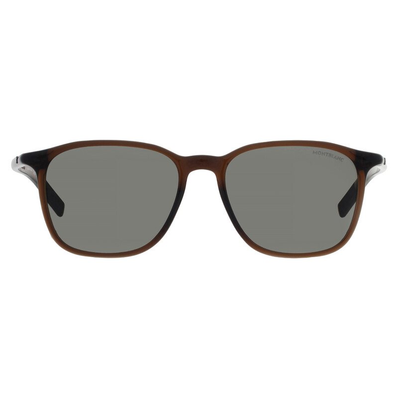 Montblanc Smoke Square Men's Sunglasses MB0325S 003 53