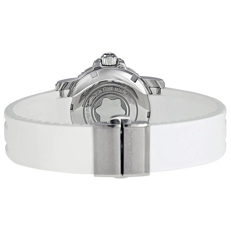 Montblanc Sport Quartz Diamond White Mother of Pearl Dial Ladies