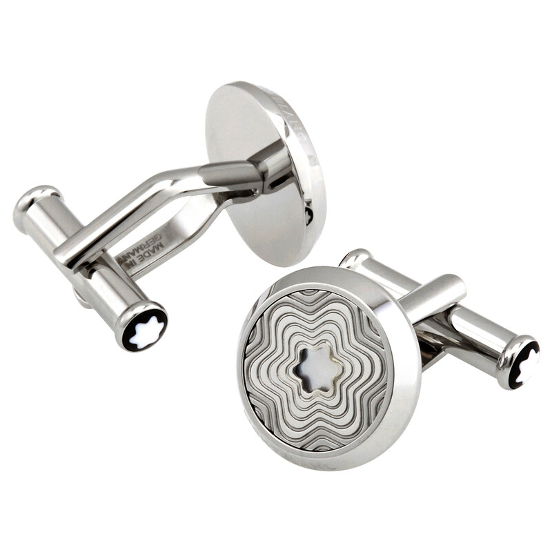 MONTBLANC ステンレスカフリンクス Montblanc Stainless Steel Cufflink 123808 4017941949882 - Jewelry