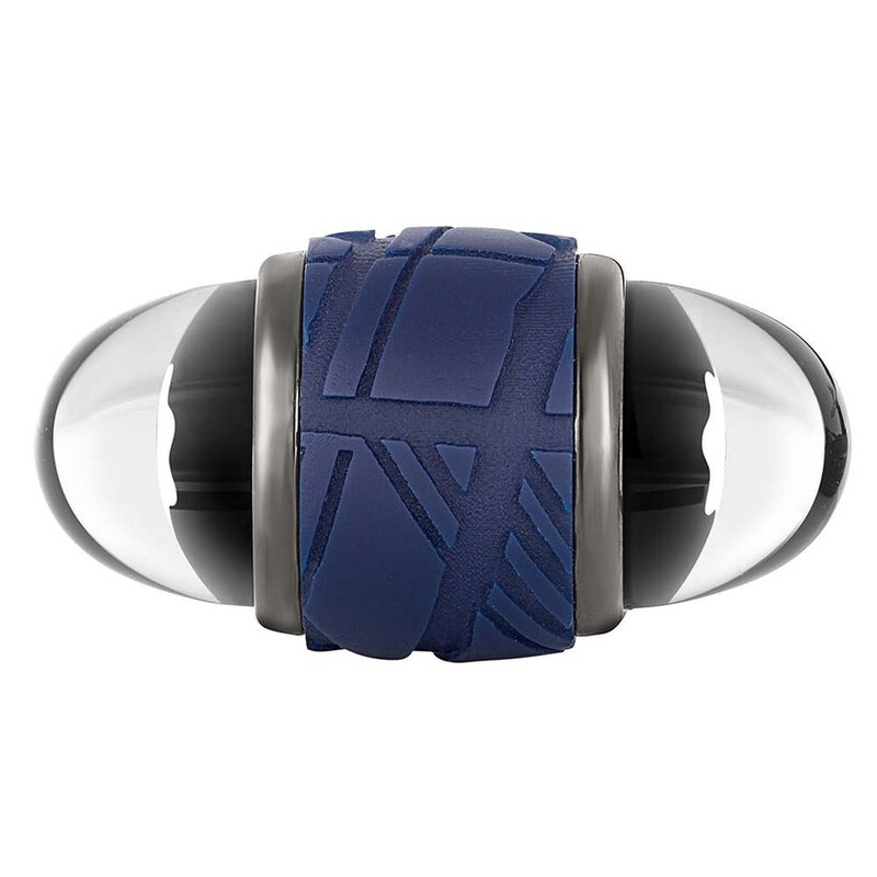 Montblanc Starwalker Cufflinks in Steel and Lacquer 130267