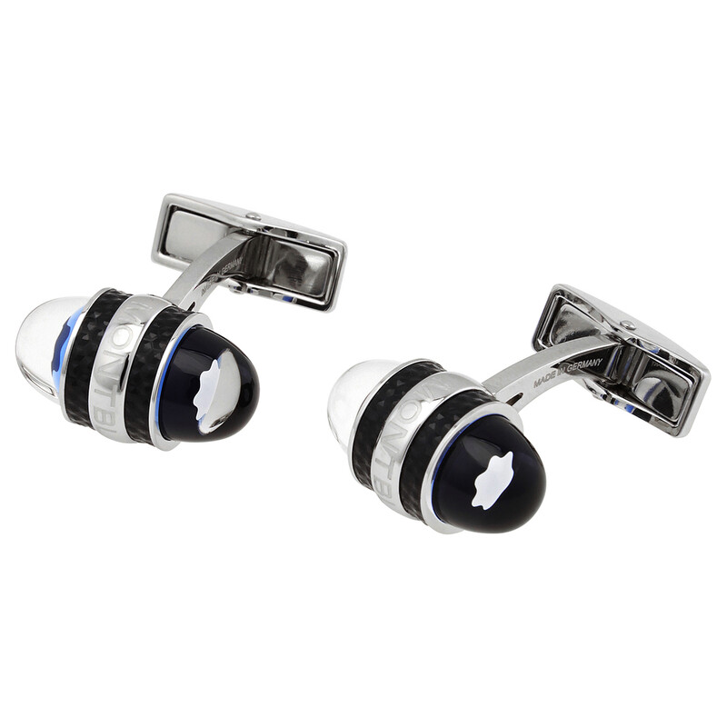 Montblanc Starwalker Steel Silver/Blue Cufflink 125972