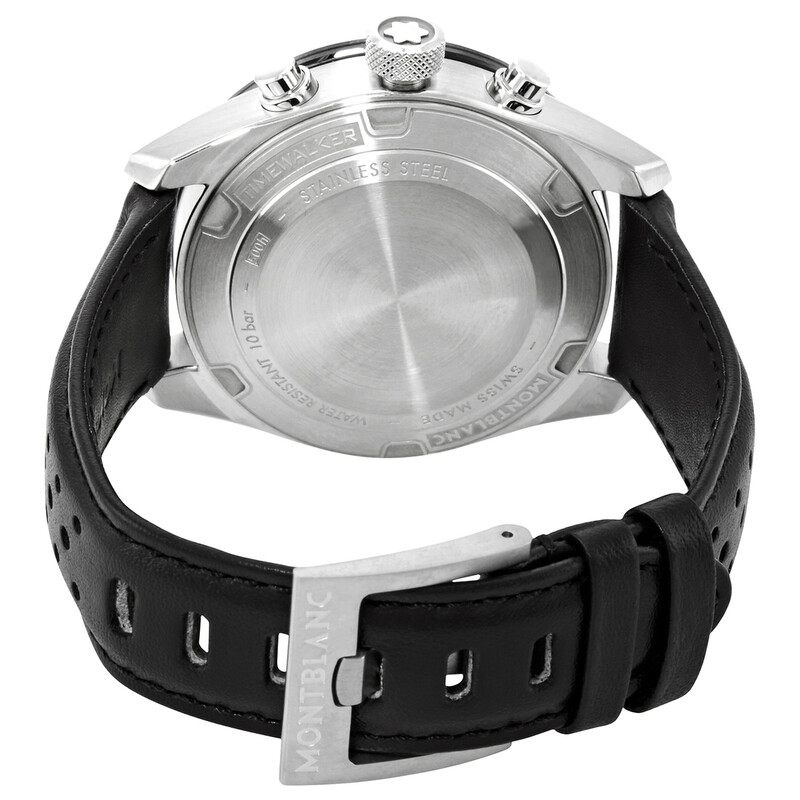 Montblanc Timewalker Chronograph Automatic Black Dial Men's Watch