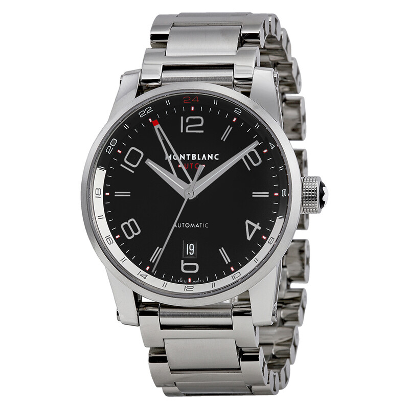 Montblanc Timewalker Voyager Automatic Black Dial Men's Watch