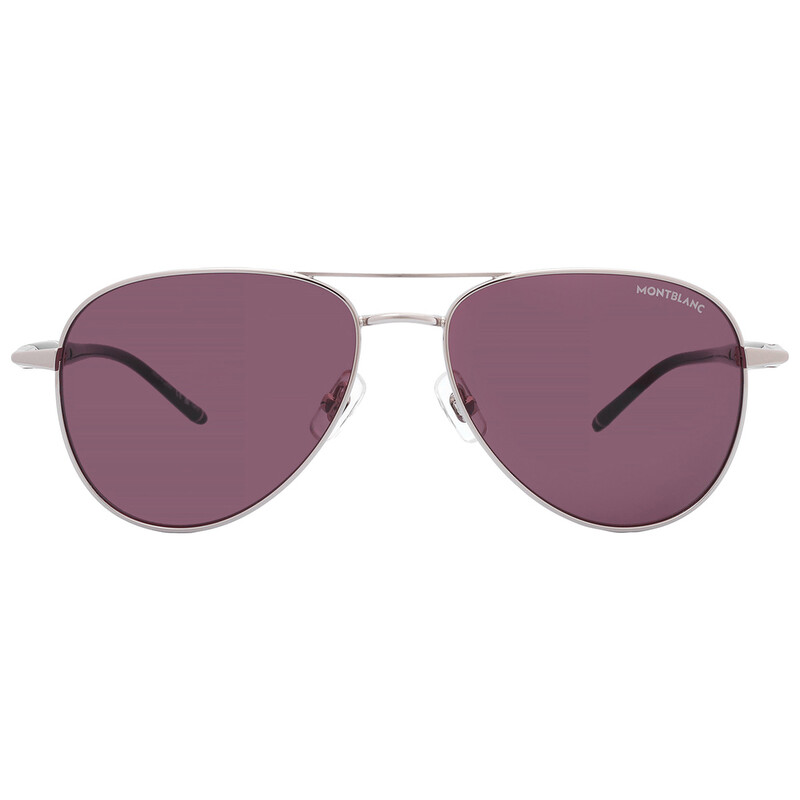 Montblanc Violet Pilot Men's Sunglasses MB0345S 002 57