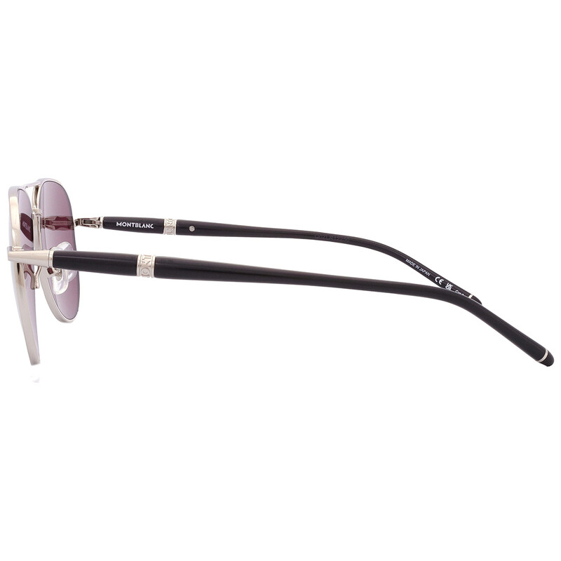 Montblanc Violet Pilot Men's Sunglasses MB0345S 002 57