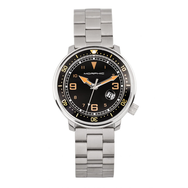 Morphic M74 Series Quartz Black Dial Men's Watch MPH7406