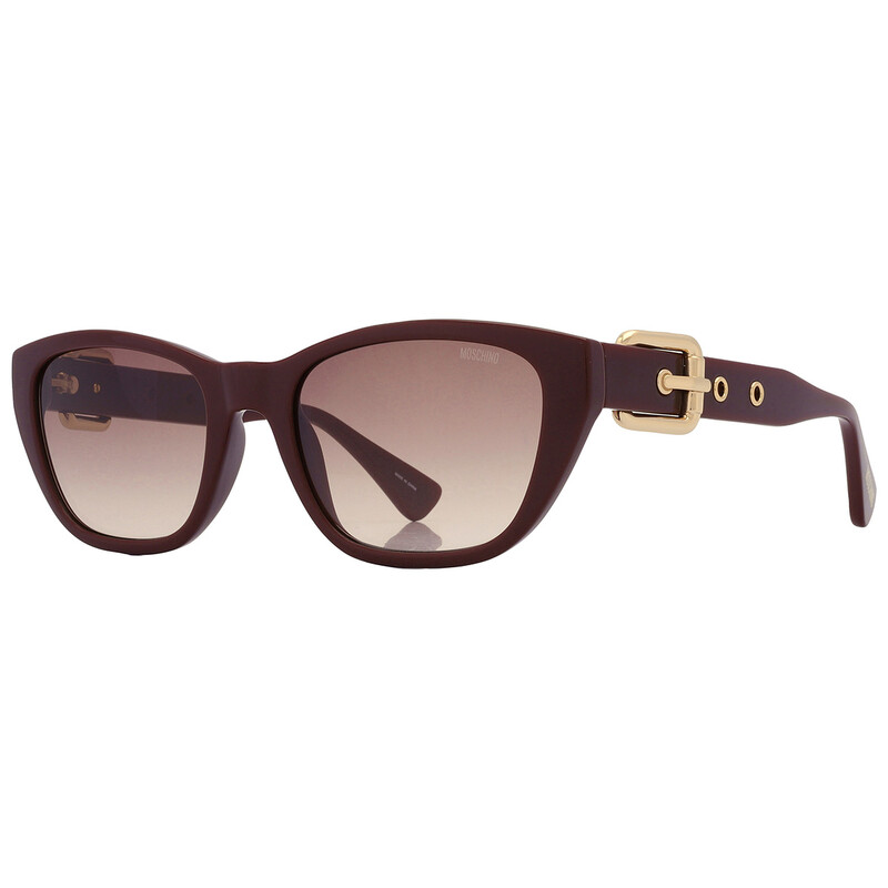 Moschino Brown Cat Eye Ladies Sunglasses MOS130/S 0LHF/HA 55  display picture 3