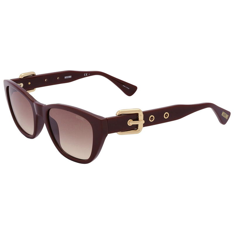 Moschino Brown Cat Eye Ladies Sunglasses MOS130/S 0LHF/HA 55