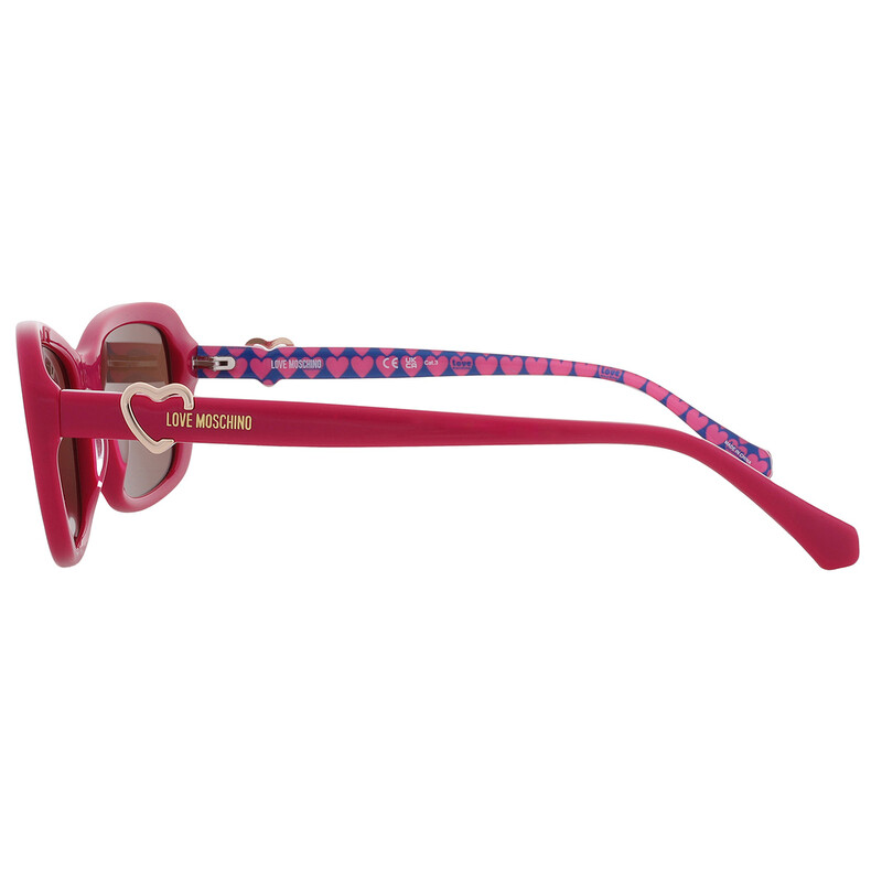 Moschino Brown Rectangular Ladies Sunglasses MOL060/S 0MU1  display picture 1