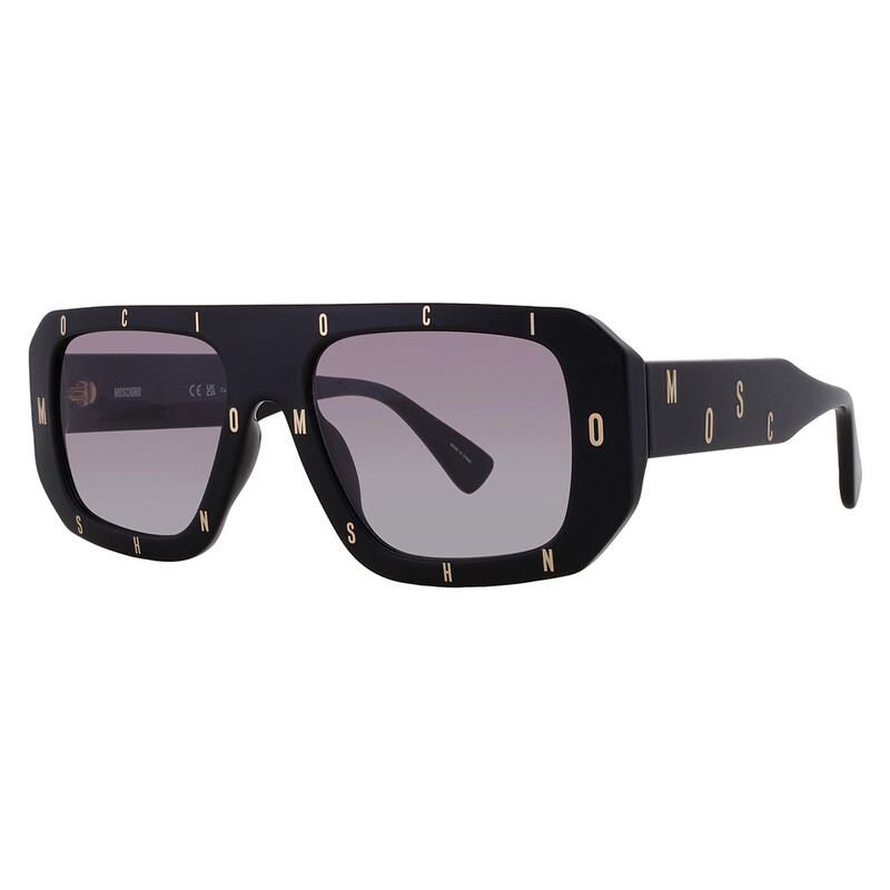 Moschino Dark Grey Shaded Browline Ladies Sunglasses MOS129/S 0807