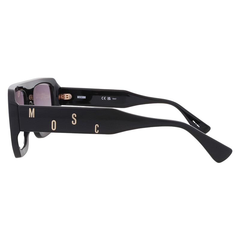 Moschino Dark Grey Shaded Browline Ladies Sunglasses MOS129/S 0807