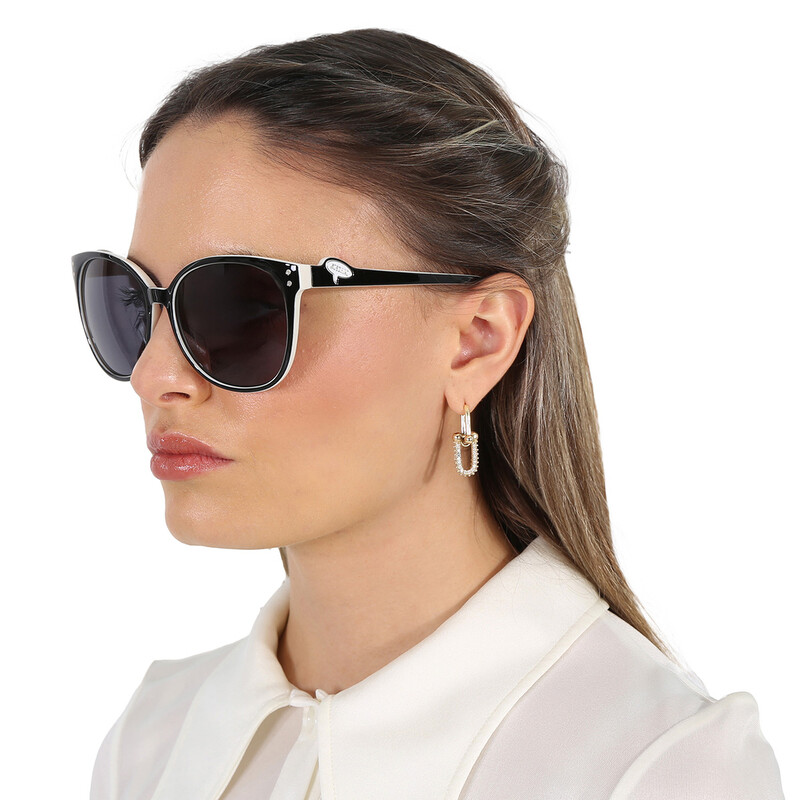 Moschino Grey Cat Eye Ladies Sunglasses MO68101S 01S 59