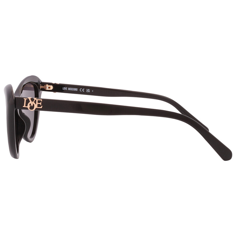 Moschino Love 
MOL015/S Sunglasses Moschino Grey Cat Eye Ladies Sunglasses MOL015/S 0807/IR 53  main image 4