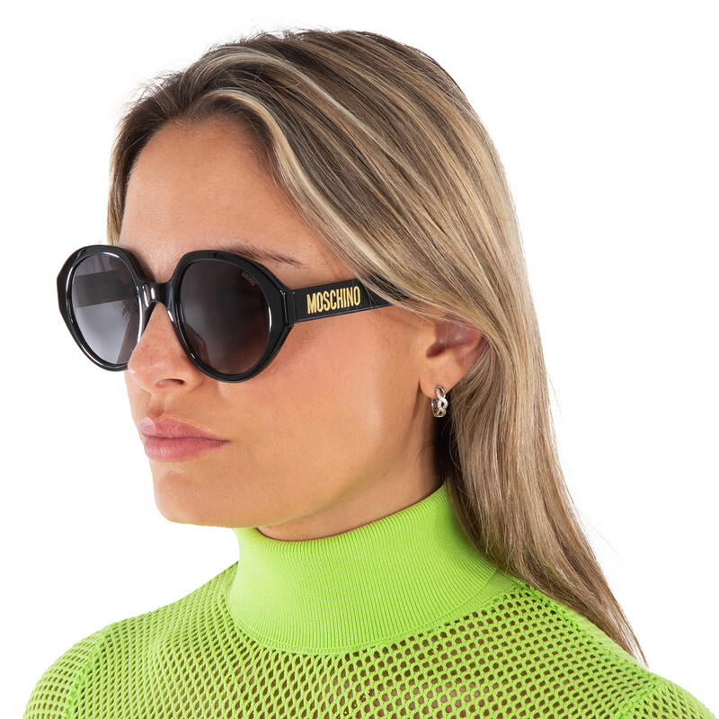 Moschino Grey Gradient Round Ladies Sunglasses MOS126/S 0807  display picture 3