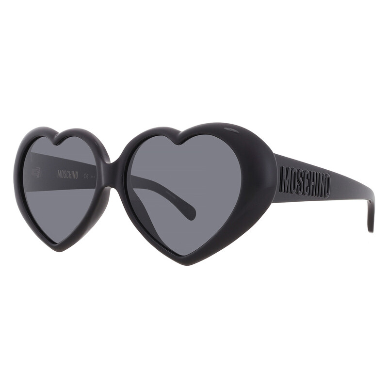 Moschino Grey Irregular Ladies Sunglasses MOS128/S 0807/IR 56