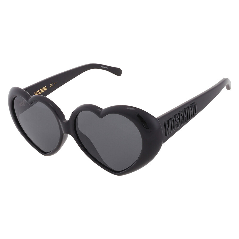 Moschino Grey Irregular Ladies Sunglasses MOS128/S 0807/IR 56