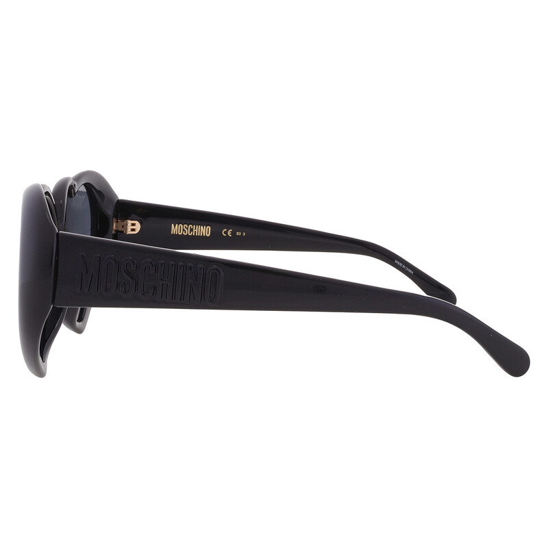 Moschino Grey Irregular Ladies Sunglasses MOS128/S 0807/IR 56
