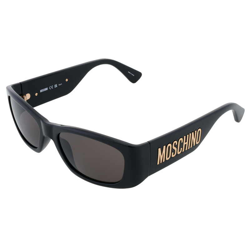 Moschino Grey Oval Ladies Sunglasses MOS145/S 0807/IR 55