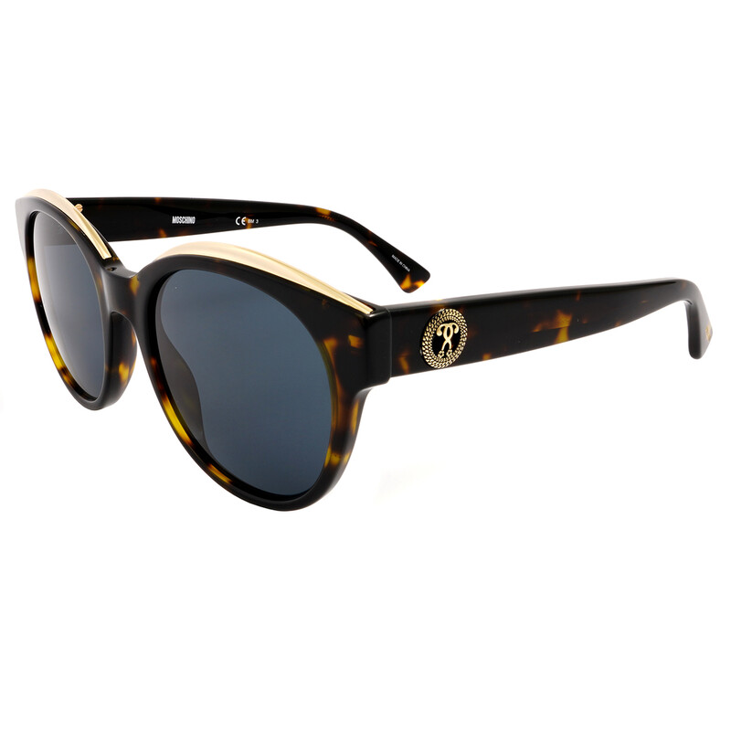Moschino Grey Round Ladies Sunglasses MOS033/S 0086/IR 52 MOS033/S