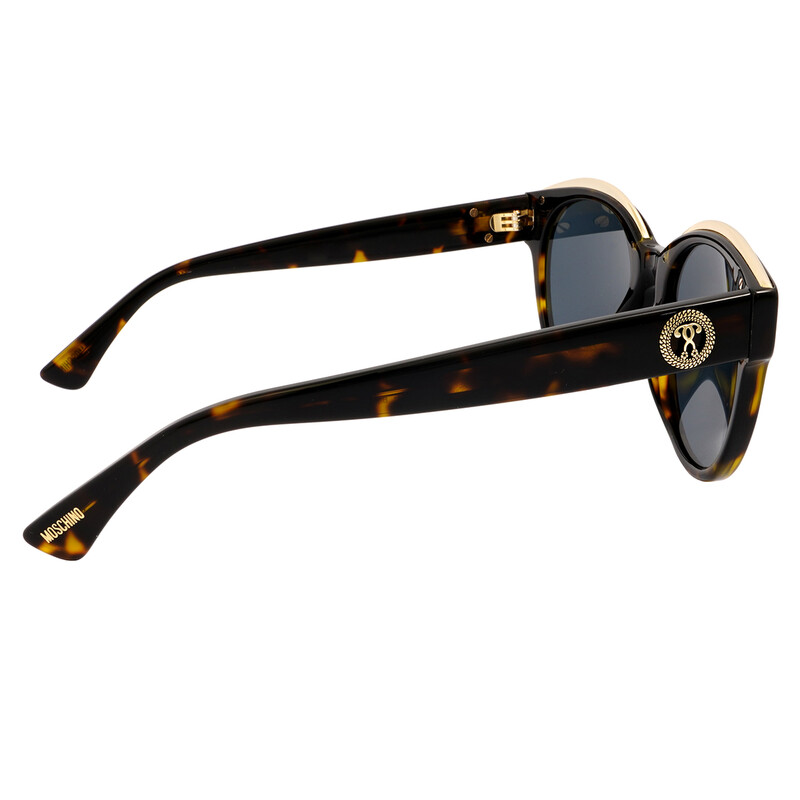 Moschino Grey Round Ladies Sunglasses MOS033/S 0086/IR 52 MOS033/S
