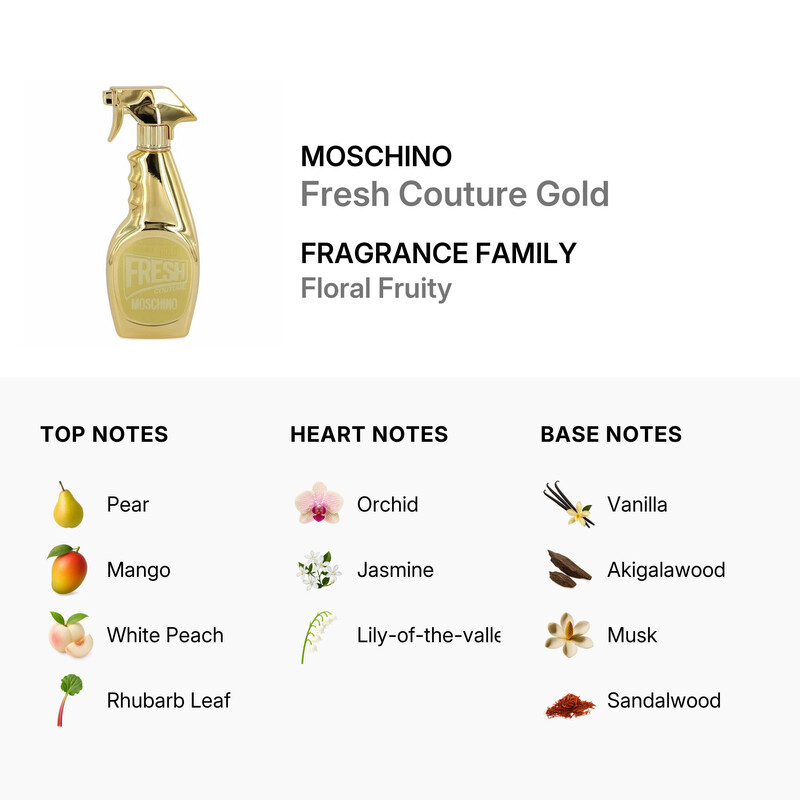 Moschino Ladies Fresh Couture Gold EDP Spray 3.4 oz (Tester