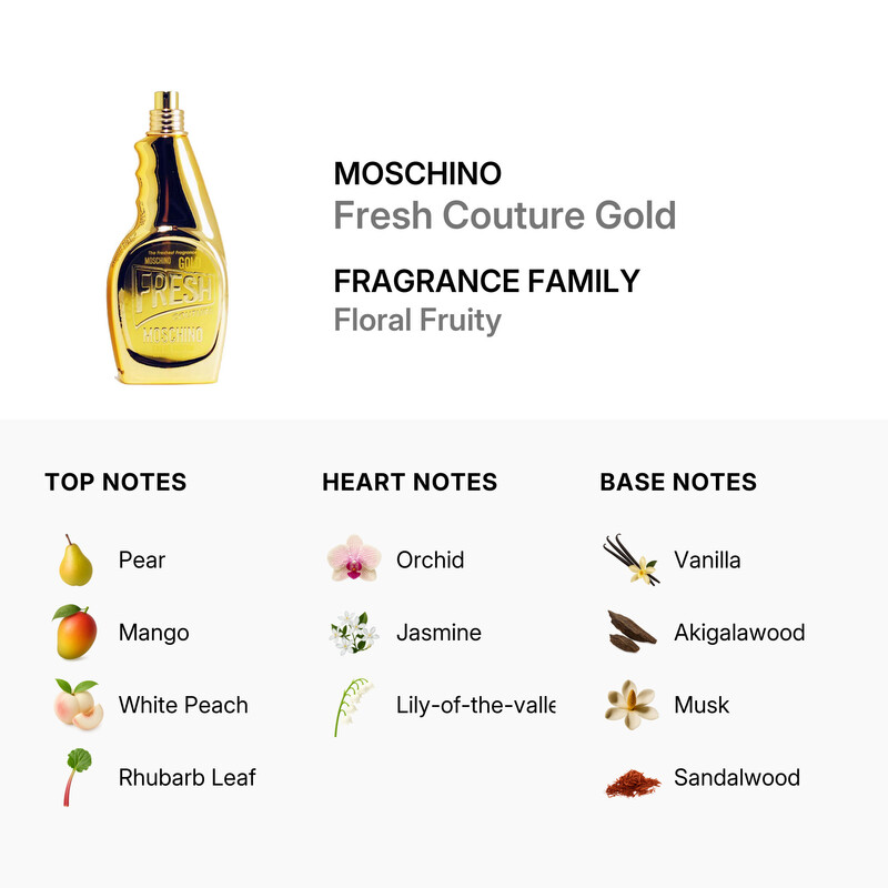 Moschino Ladies Fresh Couture Gold EDP Spray 3.4 oz (Tester) (NO