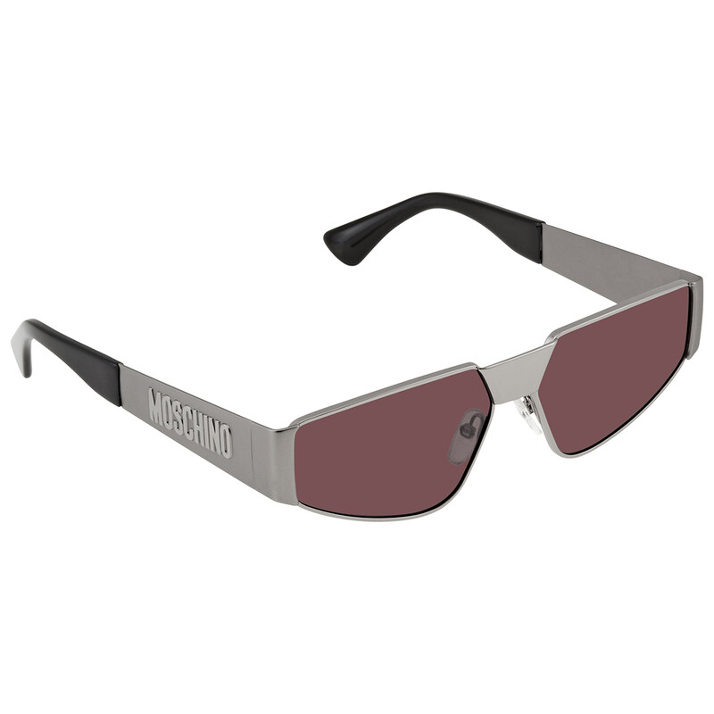 Moschino Ladies Grey Rectangular Sunglasses MOS037/S 06LB U1 59