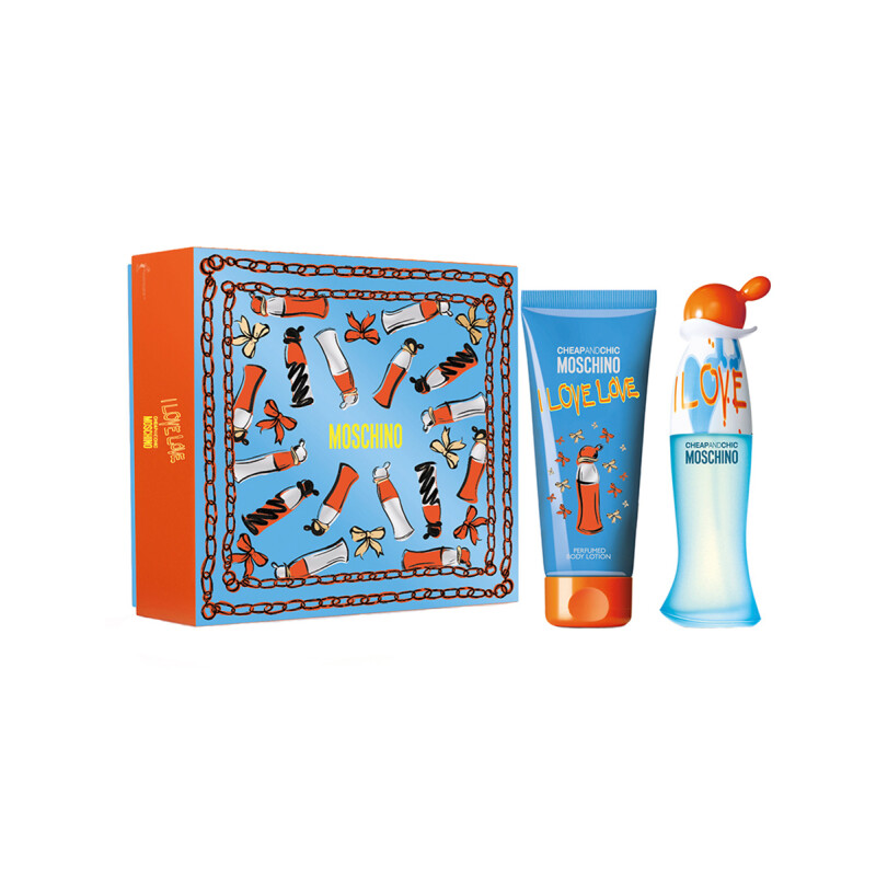 Moschino Ladies I Love Love Cheap and Chic 2pcs EDT Gift Set