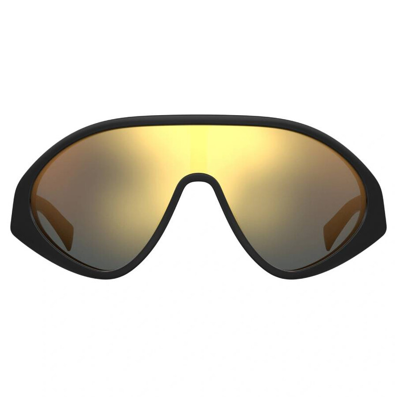 Moschino Multilayer Gold Shield Unisex Sunglasses MOS157/S 0807/SQ