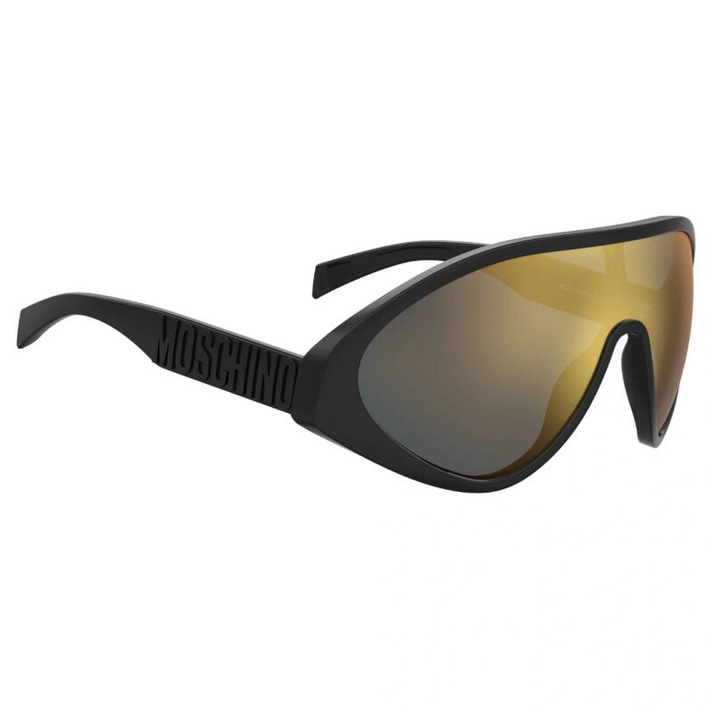 Moschino Multilayer Gold Shield Unisex Sunglasses MOS157/S 0807/SQ