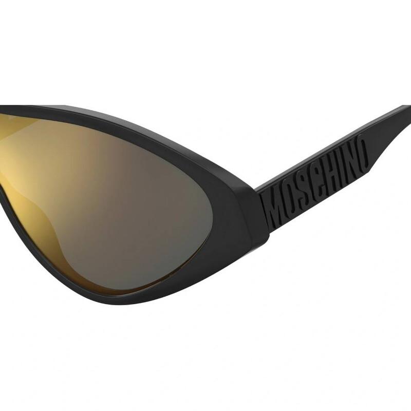 Moschino Multilayer Gold Shield Unisex Sunglasses MOS157/S 0807/SQ