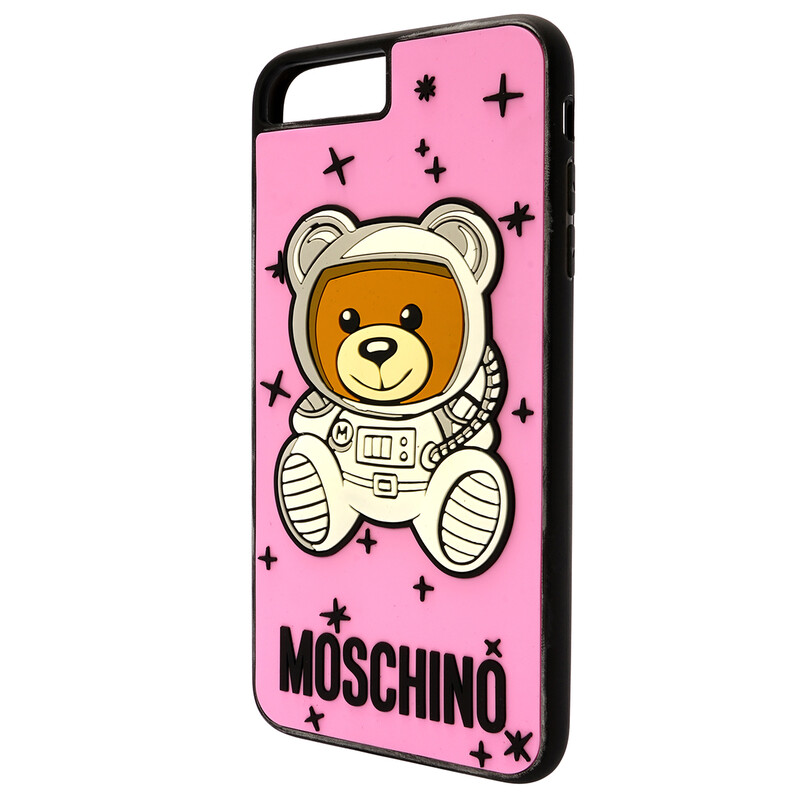 Moschino Pink Bear Logo IPhone 6/6S/7/8 Plus Case A 7909 8301 1221