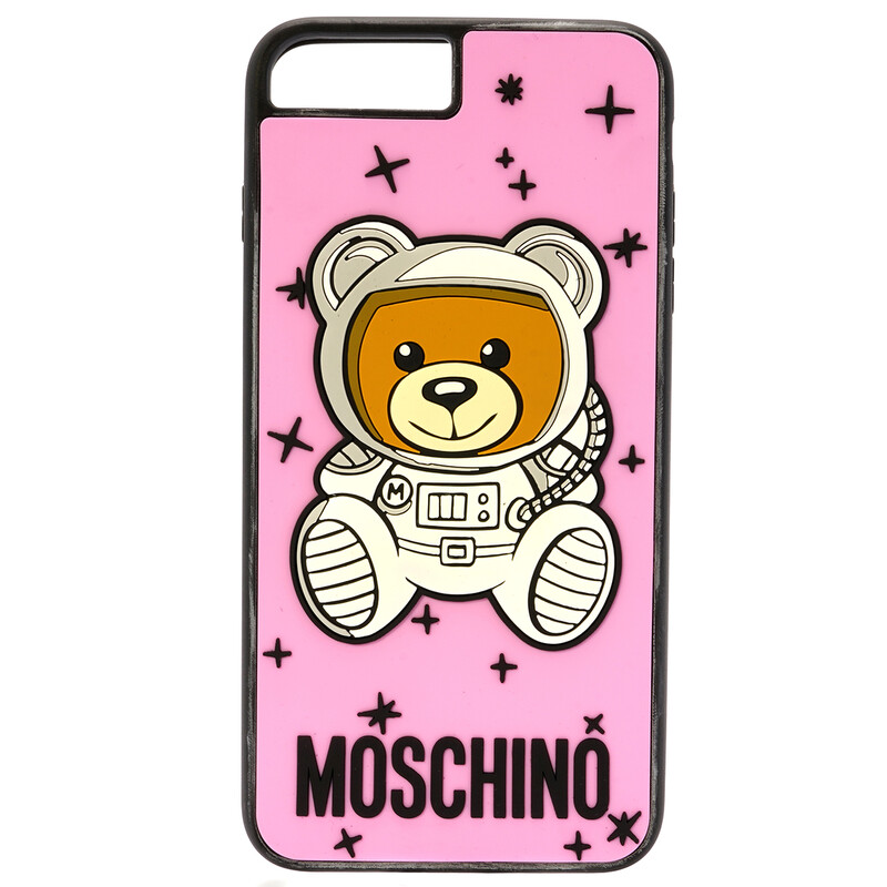 Moschino Pink Bear Logo IPhone 6/6S/7/8 Plus Case A 7909 8301 1221